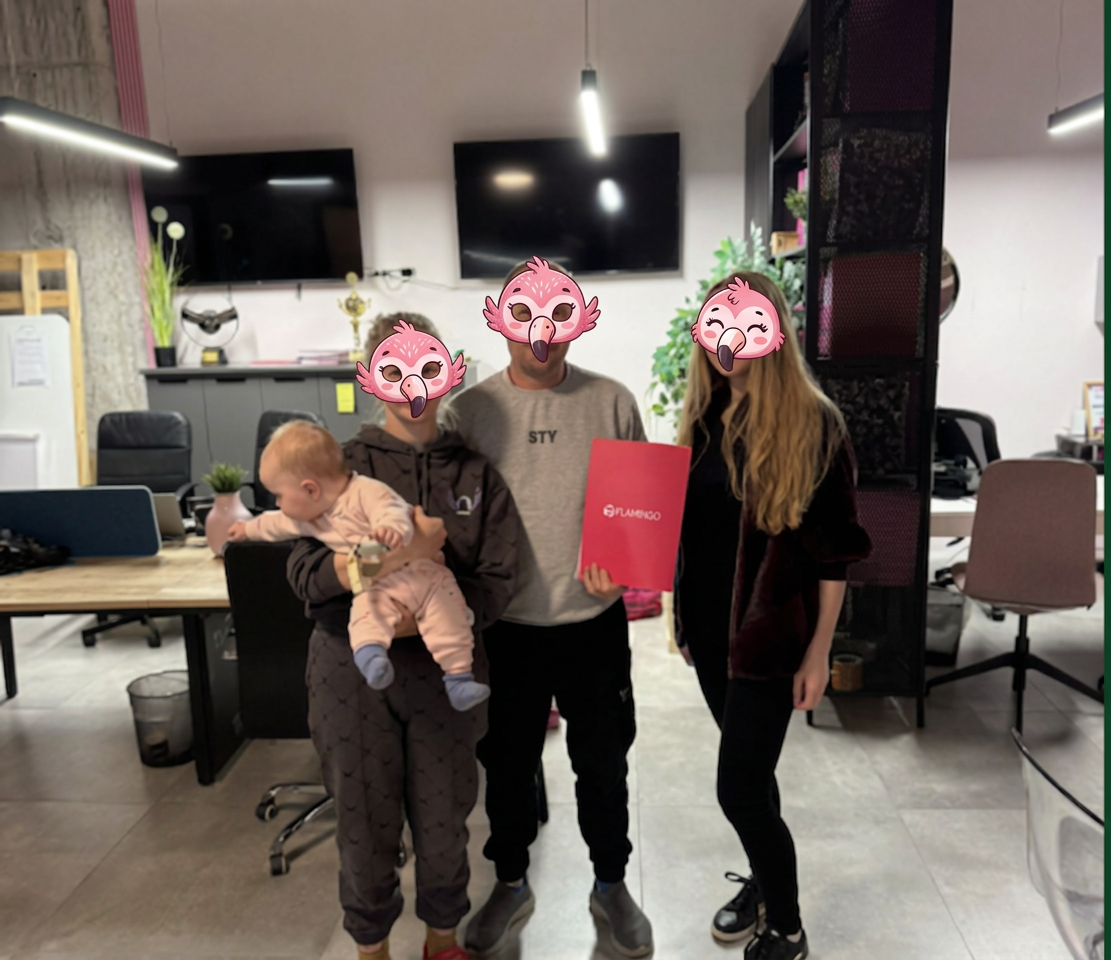 לקוח פלמינגו עם חוזה שכירות 6